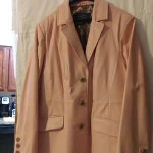 NEVER WORN STYLISH 100% GENUINE LEATHER JACKET